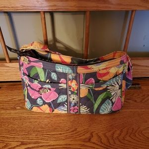 Vera Bradley Quilted Retired Jazzy Blooms Cassidy Shoulder Bag